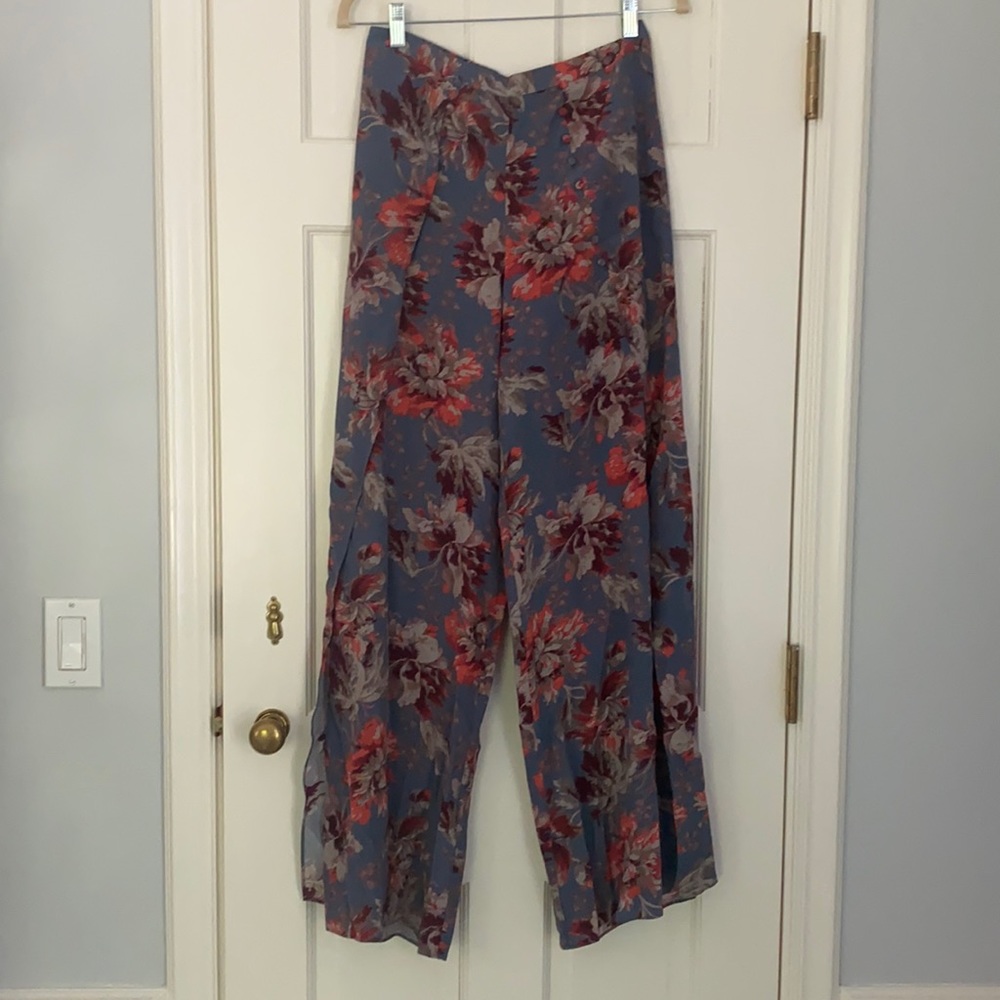 intermix Silk Pants